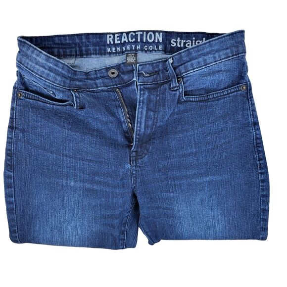 Kenneth Cole Reaction Jeans Straight Leg Men 30 / 30 Dark Wash Classic - Picture 4 of 9